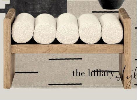 A Set of Bench and Light